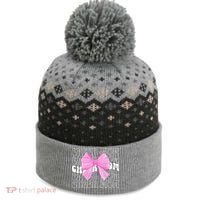 Cheer Mom Of A Cheerleader Mama Cheerleading Mom Coquette The Baniff Cuffed Pom Beanie thumb 0