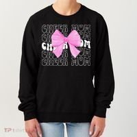 Cheer Mom Of A Cheerleader Mama Cheerleading Mom Coquette Women's Sweatshirt thumb 0