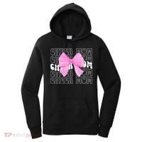 Cheer Mom Of A Cheerleader Mama Cheerleading Mom Coquette Women's Hoodie thumb 0