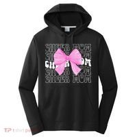 Cheer Mom Of A Cheerleader Mama Cheerleading Mom Coquette Performance Fleece Hoodie thumb 0