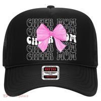 Cheer Mom Of A Cheerleader Mama Cheerleading Mom Coquette Hat thumb 0