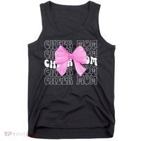 Cheer Mom Of A Cheerleader Mama Cheerleading Mom Coquette Tank Top thumb 0