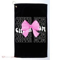 Cheer Mom Of A Cheerleader Mama Cheerleading Mom Coquette Golf Towel thumb 0