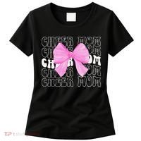 Cheer Mom Of A Cheerleader Mama Cheerleading Mom Coquette Women's T-Shirt thumb 0