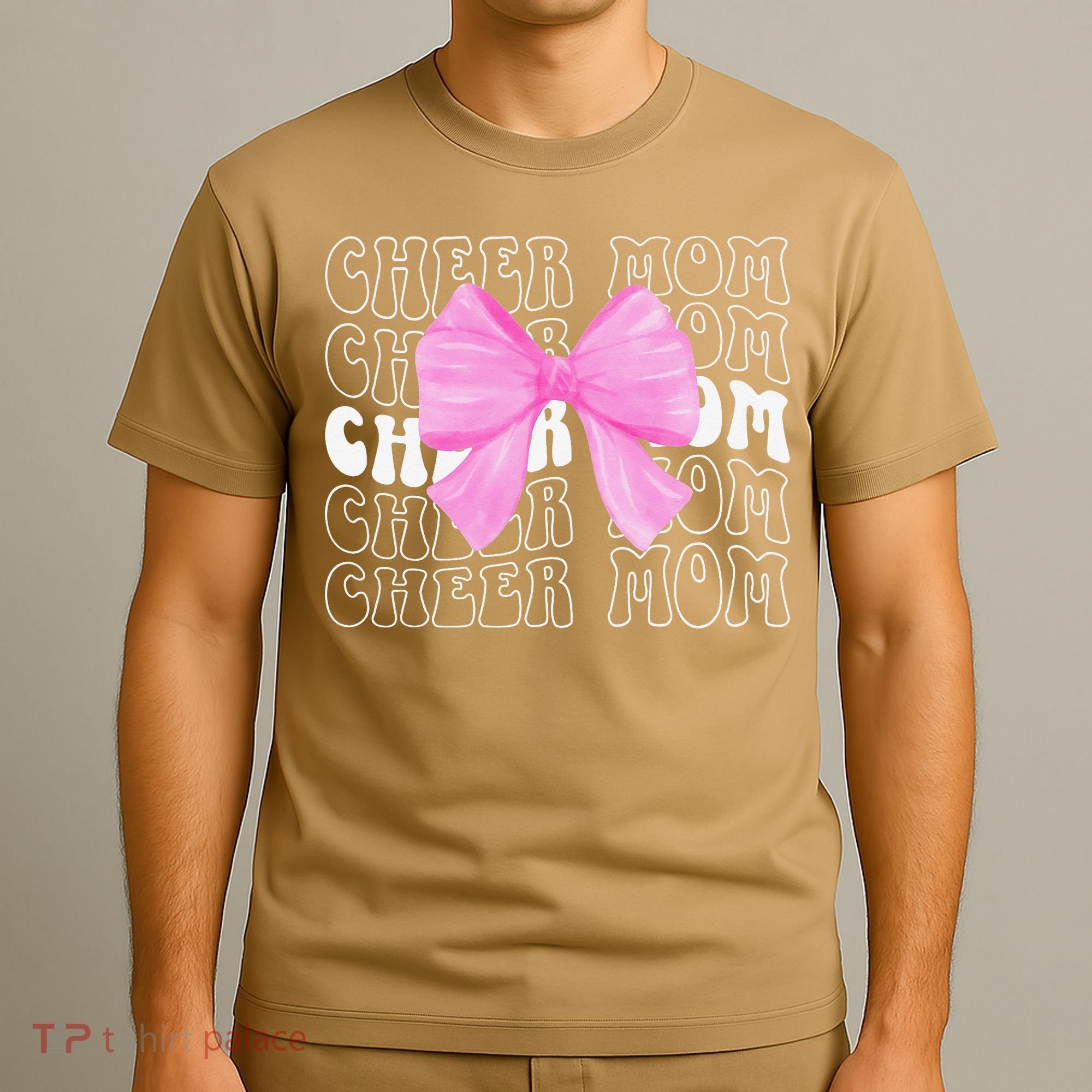 Cheer Mom Of A Cheerleader Mama Cheerleading Mom Coquette T-Shirt