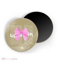 Cheer Mom Of A Cheerleader Mama Cheerleading Mom Coquette Magnet thumb 0