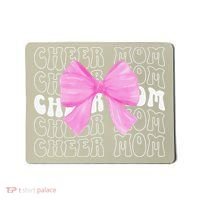 Cheer Mom Of A Cheerleader Mama Cheerleading Mom Coquette Mousepad thumb 0