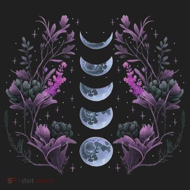 Celestial Moon Phase Boho Wildflowers Zodiac Witchcore Women's Sweatshirt