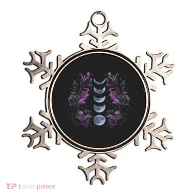Celestial Moon Phase Boho Wildflowers Zodiac Witchcore Ornament