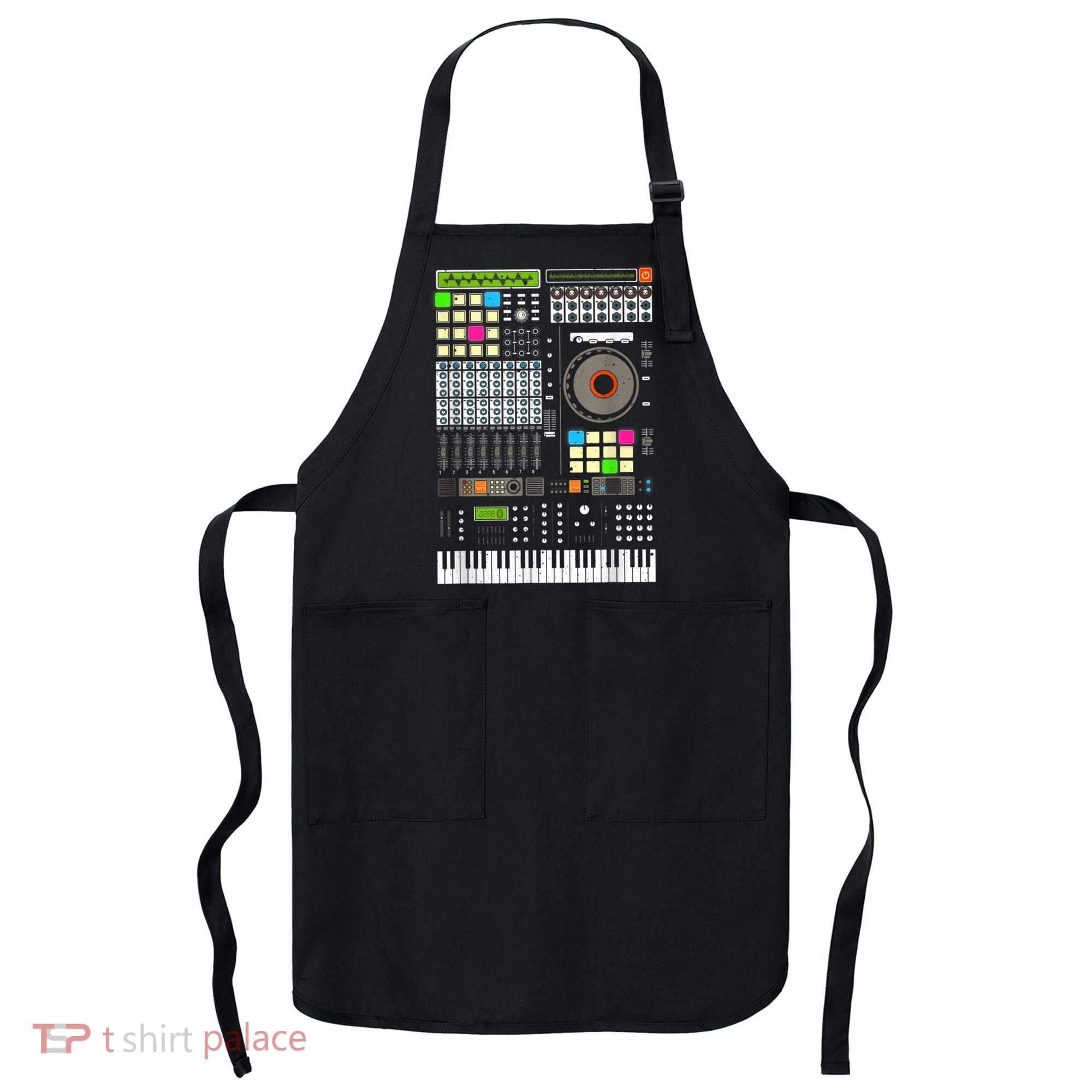 Cool Music Producer Artist For Men Women Beat Makers Apron