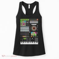 Cool Music Producer Artist For Men Women Beat Makers Women's Tank Top thumb 0
