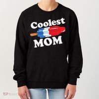 Coolest Mom Popsicle Funny Bomb Retro 80s Pop Mothers Gift Women's Sweatshirt thumb 0