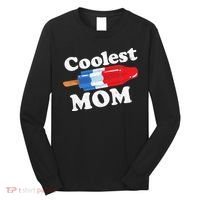 Coolest Mom Popsicle Funny Bomb Retro 80s Pop Mothers Gift Long Sleeve Shirt thumb 0