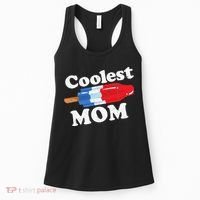 Coolest Mom Popsicle Funny Bomb Retro 80s Pop Mothers Gift Women's Tank Top thumb 0