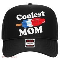 Coolest Mom Popsicle Funny Bomb Retro 80s Pop Mothers Gift Hat thumb 0