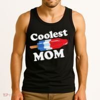 Coolest Mom Popsicle Funny Bomb Retro 80s Pop Mothers Gift Tank Top thumb 3
