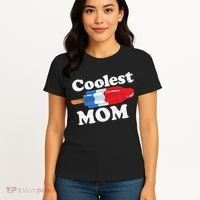 Coolest Mom Popsicle Funny Bomb Retro 80s Pop Mothers Gift Women's T-Shirt thumb 4