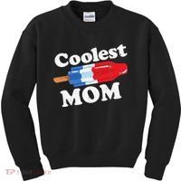 Coolest Mom Popsicle Funny Bomb Retro 80s Pop Mothers Gift Kids Sweatshirt thumb 0