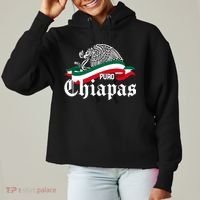 Chiapas Mexico Puro Chiapas Eagle Flag Ladies Heavyweight Boxy Pullover Hoodie thumb 0