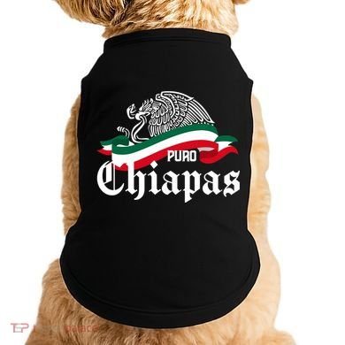 Chiapas Mexico Puro Chiapas Eagle Flag Doggie Tank