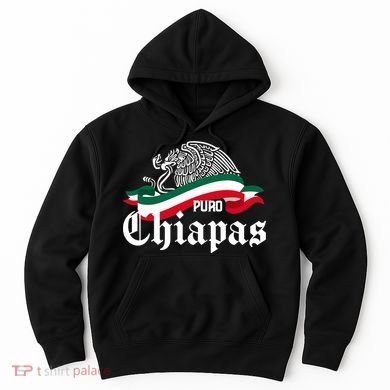 Chiapas Mexico Puro Chiapas Eagle Flag Hoodie