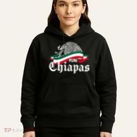 Chiapas Mexico Puro Chiapas Eagle Flag Hoodie thumb 5
