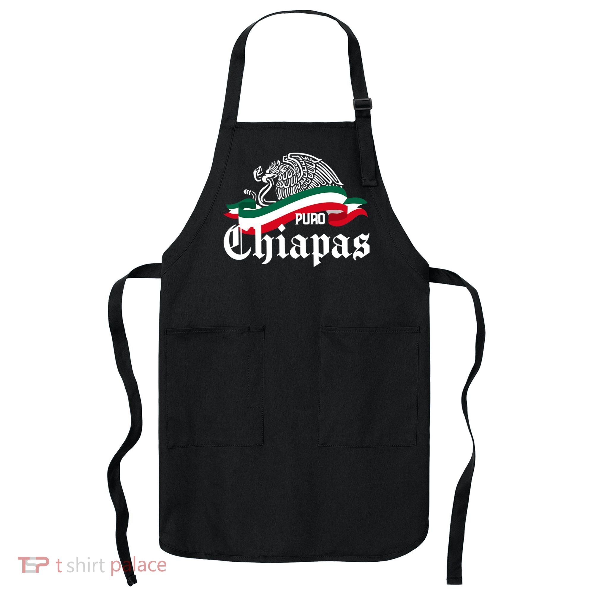 Chiapas Mexico Puro Chiapas Eagle Flag Apron