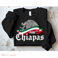 Chiapas Mexico Puro Chiapas Eagle Flag Sweatshirt thumb 2