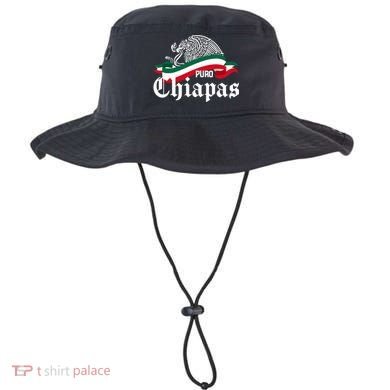 Chiapas Mexico Puro Chiapas Eagle Flag Bucket Hat