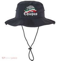 Chiapas Mexico Puro Chiapas Eagle Flag Bucket Hat thumb 0