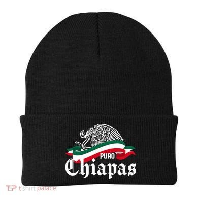 Chiapas Mexico Puro Chiapas Eagle Flag Beanie