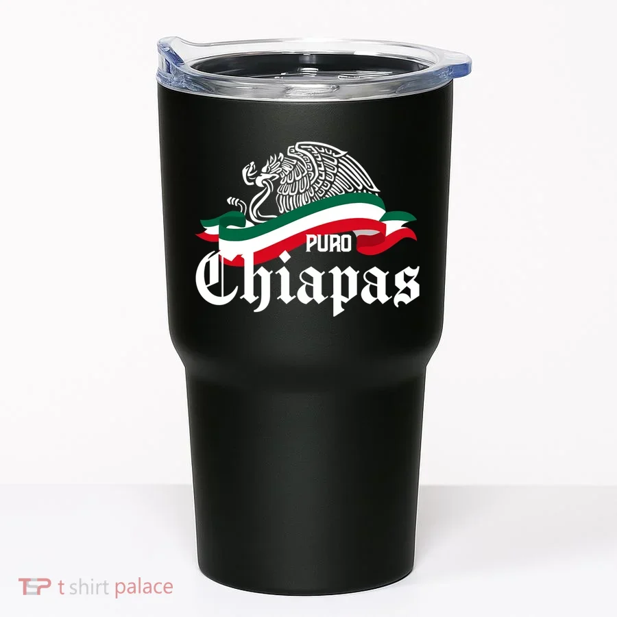 Chiapas Mexico Puro Chiapas Eagle Flag Tumbler