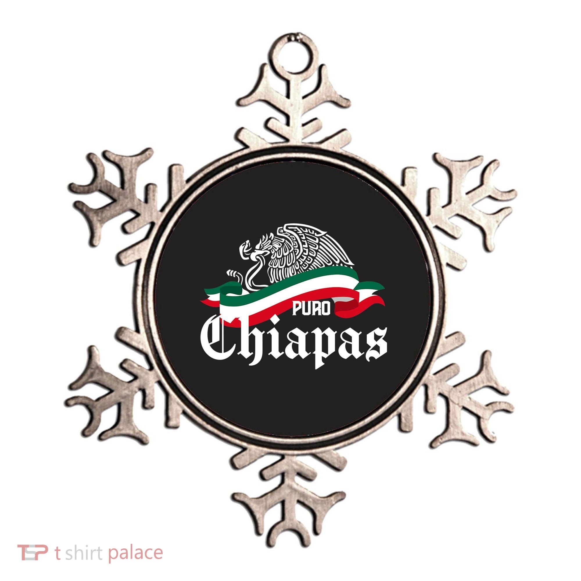 Chiapas Mexico Puro Chiapas Eagle Flag Ornament