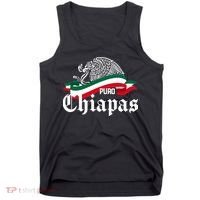 Chiapas Mexico Puro Chiapas Eagle Flag Tank Top thumb 0