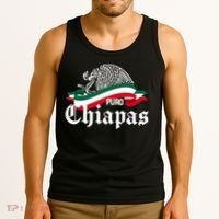 Chiapas Mexico Puro Chiapas Eagle Flag Tank Top thumb 3