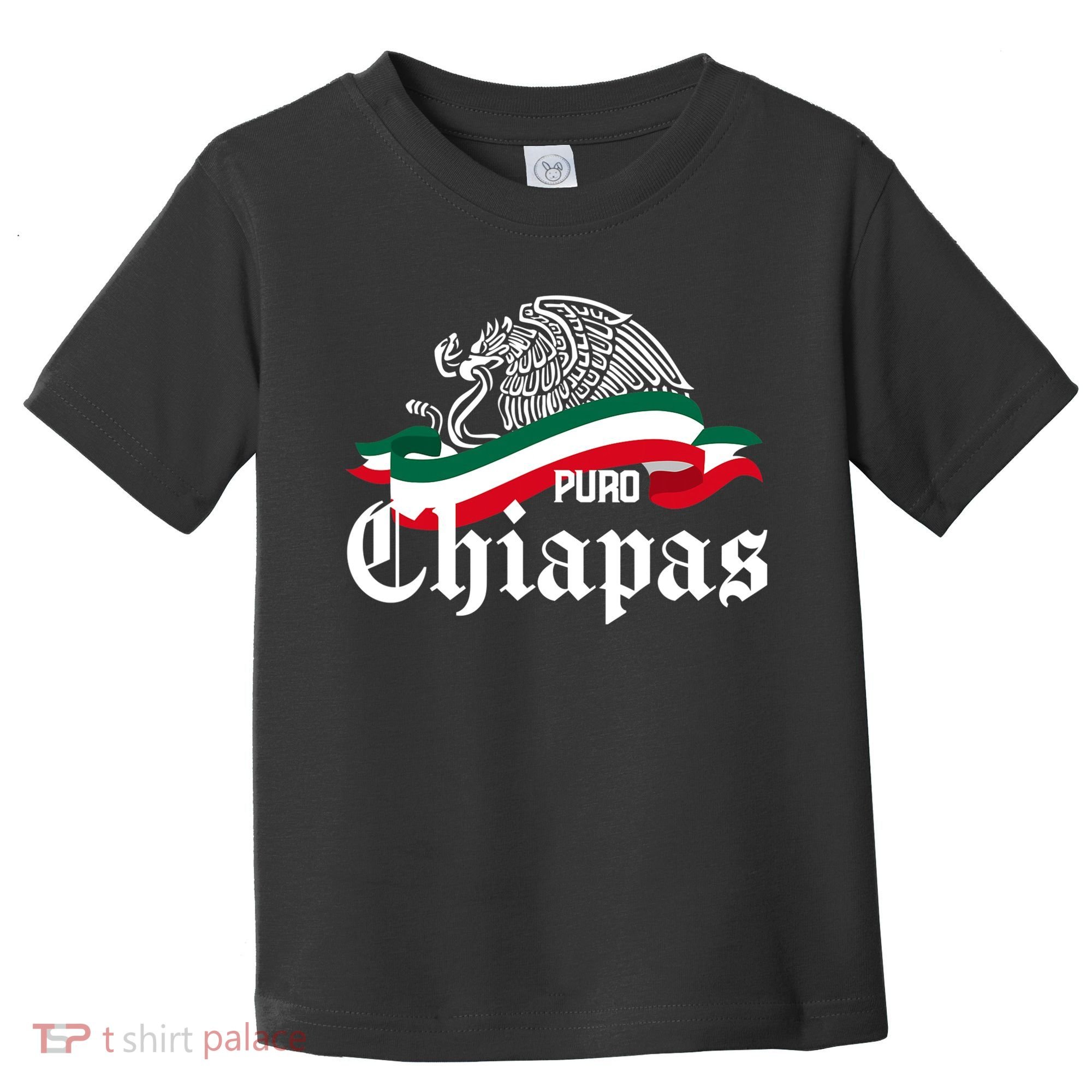 Chiapas Mexico Puro Chiapas Eagle Flag Toddler T-Shirt
