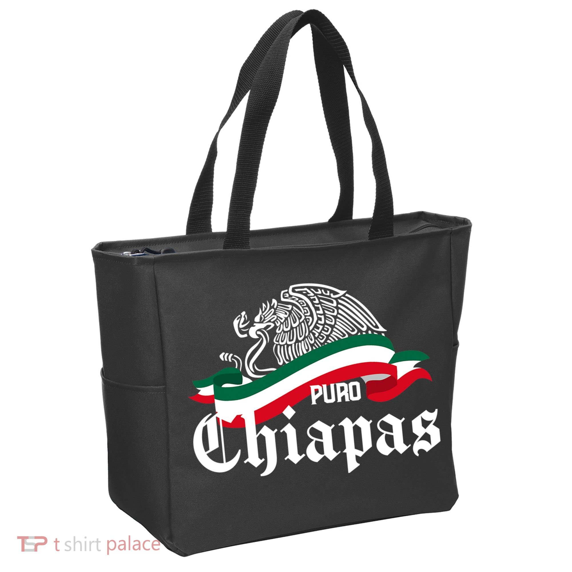 Chiapas Mexico Puro Chiapas Eagle Flag Tote Bag