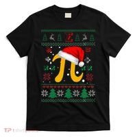 Christmas Math Pi Santa Hat Costume Xmas UGLY Teacher Gifts T-Shirt thumb 0