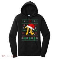 Christmas Math Pi Santa Hat Costume Xmas UGLY Teacher Gifts Women's Hoodie thumb 0