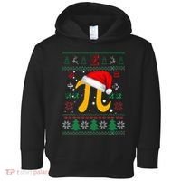 Christmas Math Pi Santa Hat Costume Xmas UGLY Teacher Gifts Toddler Hoodie thumb 0