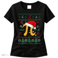 Christmas Math Pi Santa Hat Costume Xmas UGLY Teacher Gifts Women's T-Shirt thumb 0