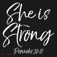 Cute Mom Proverbs 31 Gift She Is Strong Proverbs 31:17 Cool Gift Pajama Set thumb 2