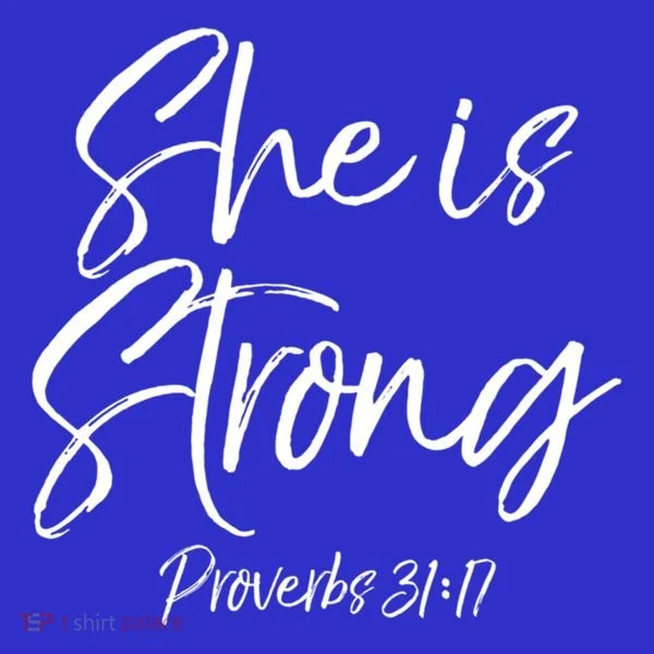 Cute Mom Proverbs 31 Gift She Is Strong Proverbs 31:17 Cool Gift Toddler Hoodie