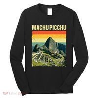 Cool Machu Picchu Art Machu Picchu Peru Long Sleeve Shirt thumb 0