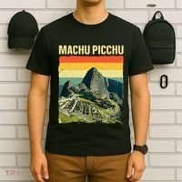 Cool Machu Picchu Art Machu Picchu Peru T-Shirt thumb 6