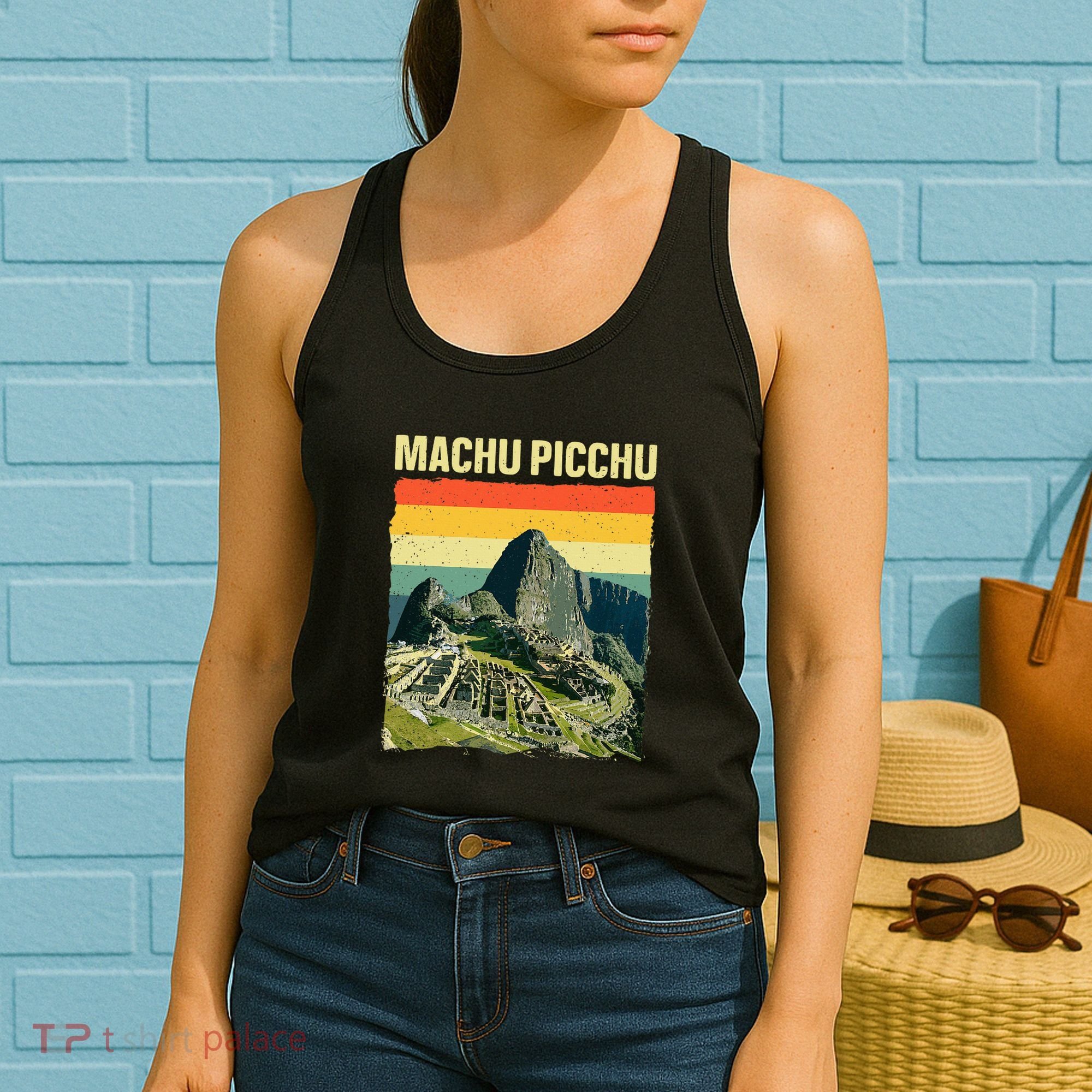 Cool Machu Picchu Art Machu Picchu Peru Women's Tank Top