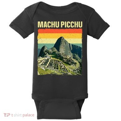 Cool Machu Picchu Art Machu Picchu Peru Baby Bodysuit