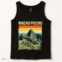 Cool Machu Picchu Art Machu Picchu Peru Tank Top thumb 2