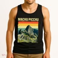 Cool Machu Picchu Art Machu Picchu Peru Tank Top thumb 3
