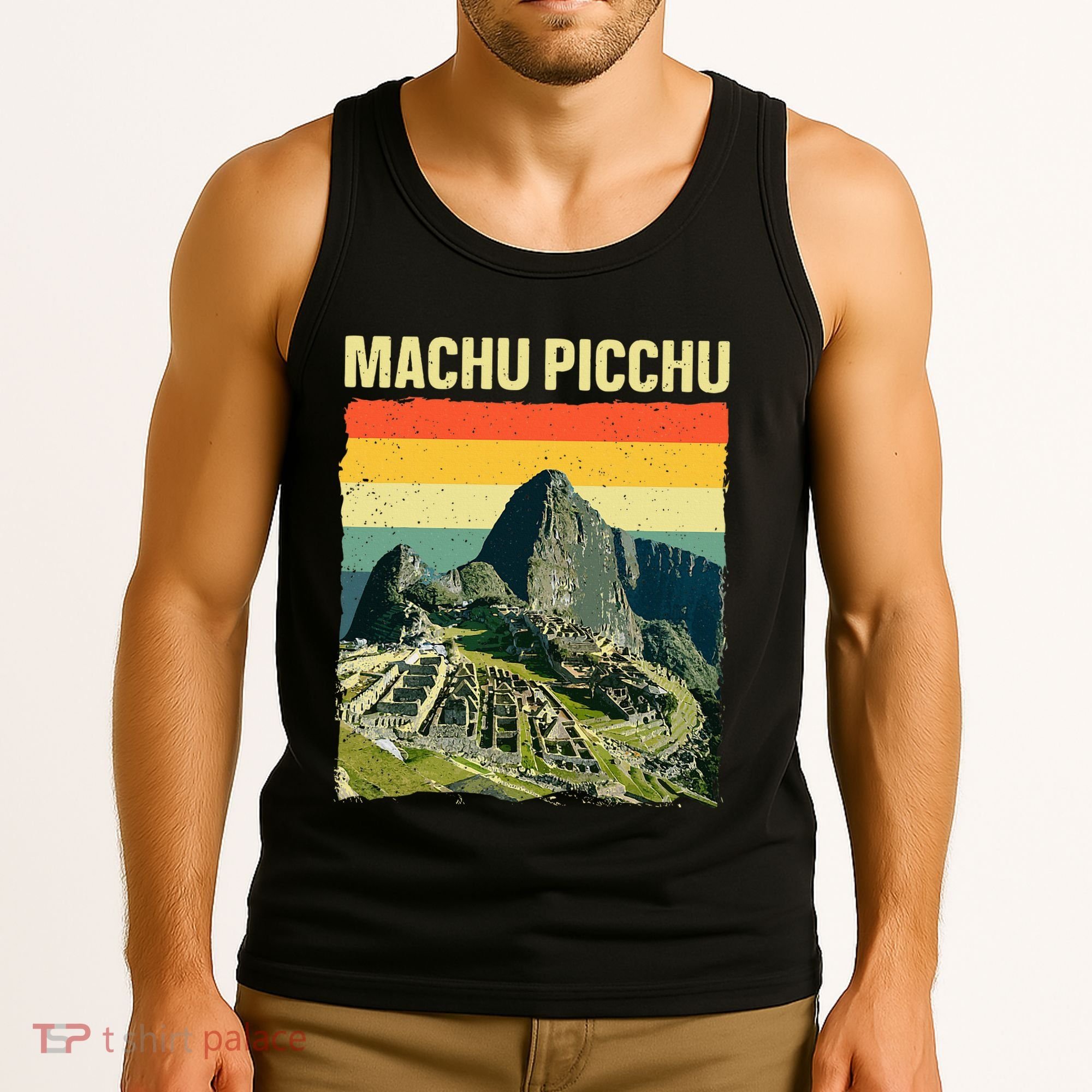 Cool Machu Picchu Art Machu Picchu Peru Tank Top